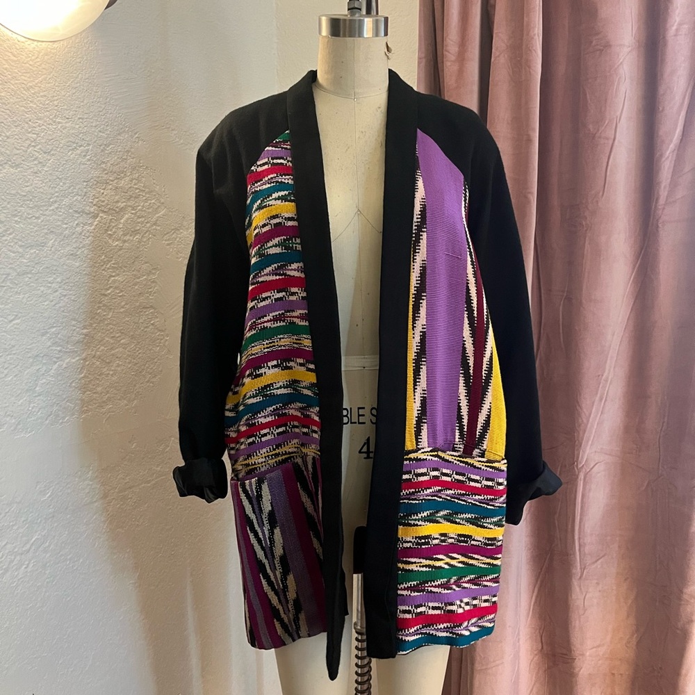 Rare and Beautiful Guatemalan Hand Woven Jacket